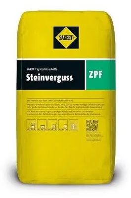 Produktbild von SAKRET Steinverguss ZPF grau 25 kg