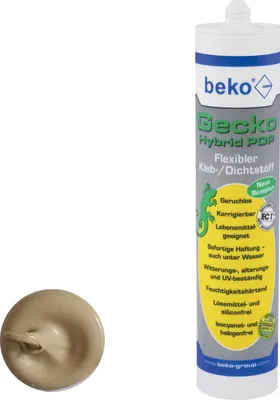 Immagine prodotto di Beko Gecko Hybrid POP Flexibler Kleb- und Dichtstoff 310 ml beige