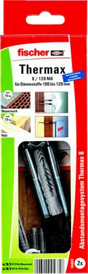 Produktbild von Fischer Thermax Abstandsmontagesystem - 8/120 M6 B - 2 Stück