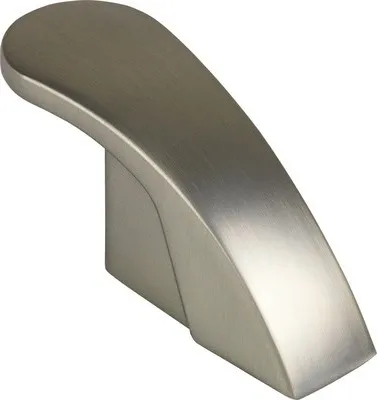 Produktbild von Garderobenhaken 1 Haken Metall Zamak edelstahlfinish 66x24x30 mm zum Aufstecken