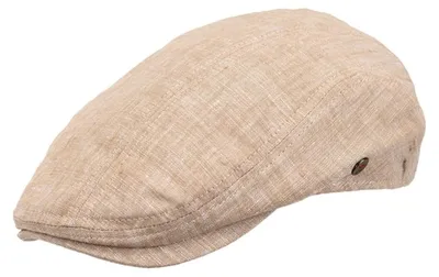 Balke Duckcap aus Leinen-Baumwollmix in beige