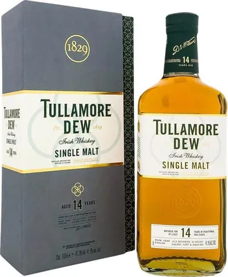 Immagine prodotto di Tullamore Dew 14 anni whisky single malt irlandese in confezione regalo | 41,3 % vol | 0,7 l