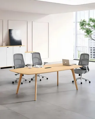 Obrázek produktu pro Kvalitní stůl z přírodního dřeva, designový konferenční stůl, dřevěné stoly