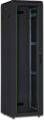 Produktbild von Netzwerkschrank Unique Serie - 600x600 mm (BxT) (schwarz, 32 Höheneinheiten)