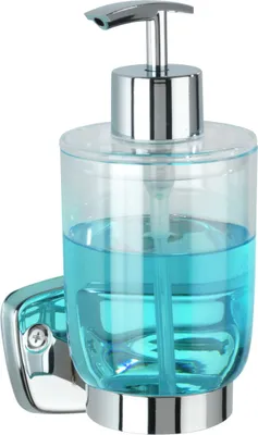 Produktbild von WENKO Seifen Spender Dosierer Wand Montage 300ml Flüssig Lotion BASIC