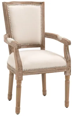Produktbild von Esszimmerstuhl - Küchenstuhl - Stuhl - Landhausstil - Französischer Landhausstil - Holzrahmen mit Gummielementen
