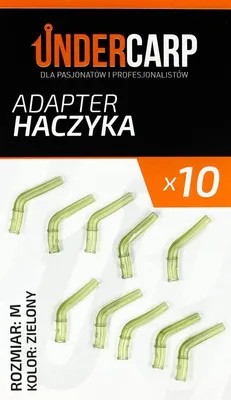 Immagine prodotto di Set di adattatori per ami da carpa M verde, 10 pezzi Efficienza