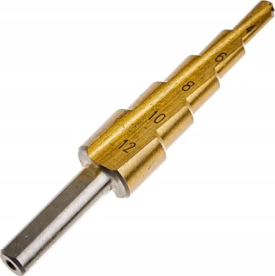 Produktbild von 4-12 mm HSS Bohrer Stufenbohrer Konisch Titan fuer Bohrschraubendreher