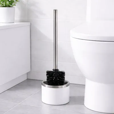 Produktbild von Toilettenbürste Klobürste Edelstahlstiel WC Bürste L35xØ8cm