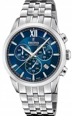 Produktbild von Festina Chronographen Chrono Swiss Made Blue