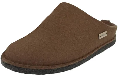 Zdjęcie produktu dla Haflinger pantofel damski pantofel męski filc wełniany anatomiczny Flair Soft 311010, rozmiar:38 EU, kolor:Brązowy