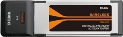 Produktbild von D-Link Wireless N ExpressCard adapter, Kabellos, 802.11n, 802.11b/g, 24 x 47 x 2 mm, Windows VISTA/2000/XP