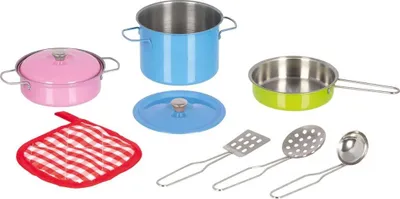Produktbild von Kochset, farbenfroh