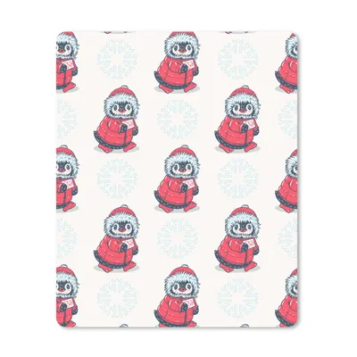 Produktbild von MuchoWow® Mauspad Mousepad Pinguin - Schnee - Brief - Weihnachten - Muster 30x40 cm - Mousepads - Maus Mat - Pad - Mausunterlage - Mausmatten