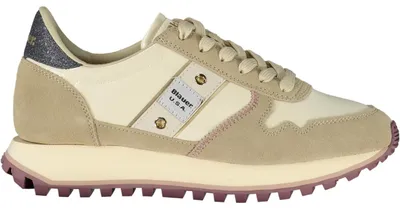 Produktbild von Blauer Beige Damen Sportschuhe