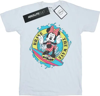 Produktbild von Disney - "Brave The Wave" T-Shirt für Damen BI36954 (M) (Weiß)