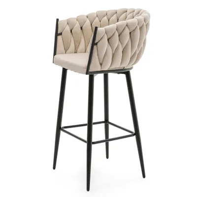 A single bar stool is shown against a white background.
