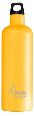 Thermoflasche Edelstahl 18/8, doppelwandig, gelb, 750 ml