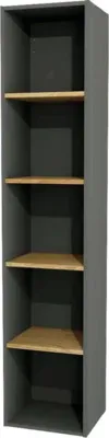 Produktbild von Devo Seitenschrank offen Sonet BxHxT 35 x 164 x 30 cm classico stone grey/Eiche