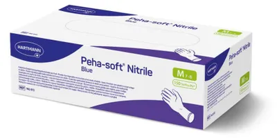 Produktbild von HARTMANN unisex Einmalhandschuhe Peha-soft® blau Größe XS 150 St.