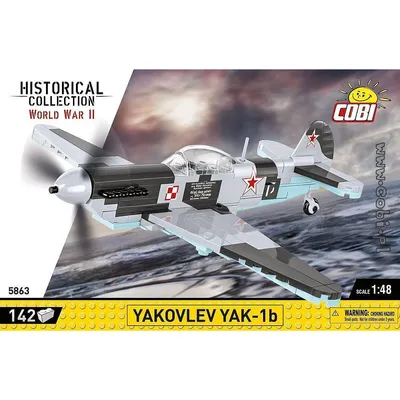 Produktbild von COBI Yakovlev Yak-1b, Bausteine, 7 Jahr(e), 142 Stück(e)