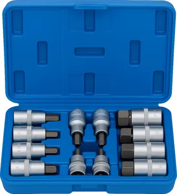 3-tlg Schlagschrauber-Nuss-Set – 17/19/21 Mm, 1/2 Zoll | Mit Handkoffer & Felgenschutz | Für Alufelgen, Radwechsel