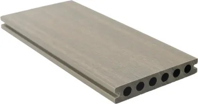 Produktbild von Konsta WPC Terrassendiele Nativo Hohlkammerprofil beschichtet 23x138x4000 mm Eiche hellgrau