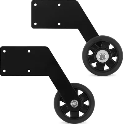 Zdjęcie produktu dla Koła (2 szt.) rolki jezdne do drabin magazynowych z wejściem jednostronnym ALOSS®️ Seria / typoszereg drabin 95xx - ze stabilizatorem poprzecznym / (wersja B)