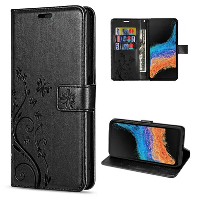Produktbild von Hülle für Samsung Xcover 6 Pro Handyhülle Handy Tasche Flip Wallet Case Etui Schwarz