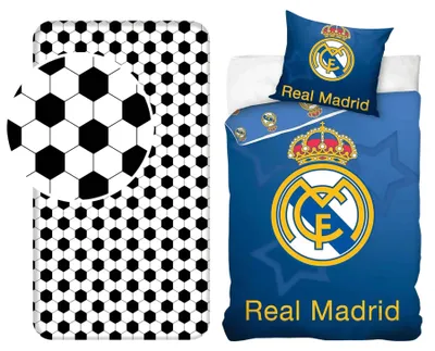 Produktbild von Schlafzimmer-Set von Real Madrid: Bettbezug und Bettlaken