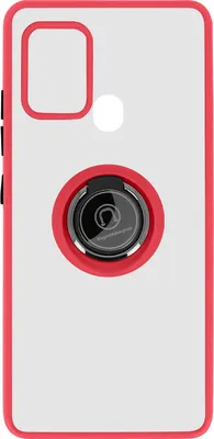 Obrázok produktu pre Avizar, ochranné puzdro s krúžkovou držiakom pre Samsung Galaxy A21s, červená farba