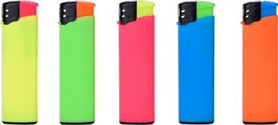 Image de Briquets électroniques Rubber Touch Finition Rubber Touch, Rechargeable - Prof