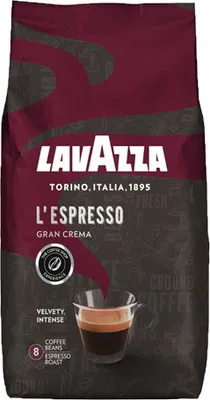 Produktbild von Lavazza - Kaffee Lavazza Espresso Bonen Barista Gran Crema | Stück 1000 Gramm | 6 Stück