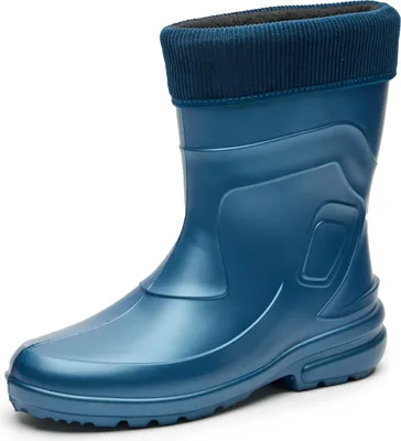 Produktbild von Ladeheid Damen Thermo Eva Gummistiefel federleicht LA-800-2017 (Metal Blau/Navy, 41)