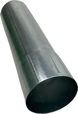 Produktbild von 1 m langes Fallrohr Durchmesser 60 mm Titanzink
