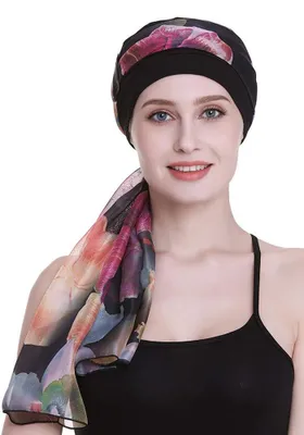 Obrázok produktu pre Omgoods – Elegantná čiapka a šál pre ženy, čierna