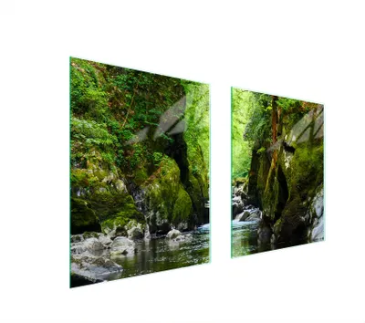 Image de Plaque de protection en verre pour cuisinière 85x52 LAS