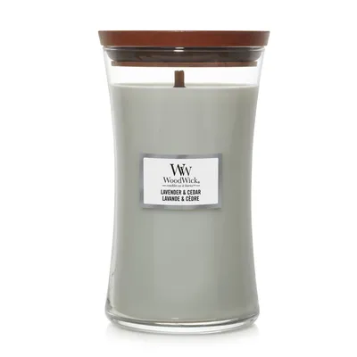Produktbild von WoodWick Lavender & Cedar, andere, Grün, Transparent, CEDAR, Lavendel, 1 Stück(e)