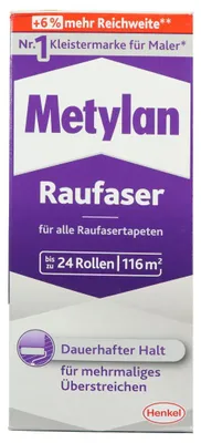 Produktbild von Metylan Raufaser, Kleister für Raufaser- und Raufaservliestapeten, 720 g