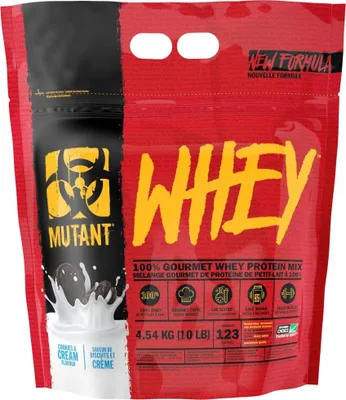 Produktbild von Mutant Mutant Whey (10lbs) Cookies & Cream - Eiweiße - Molkenprotein-Mischung