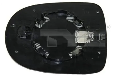 Produktbild von TYC Spiegelglas Außenspiegel Rechts für RENAULT Clio III Schrägheck (BR0/1, CR0/1) Konvex Beheizbar 328-0137-1