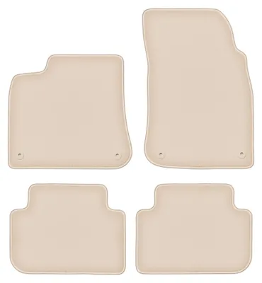 Imagen del producto de Alfombrillas de moqueta para Audi Q8 desde 2020 (SUV) – juego de 4 piezas, beige, a medida – Wielganizator FORTUNA