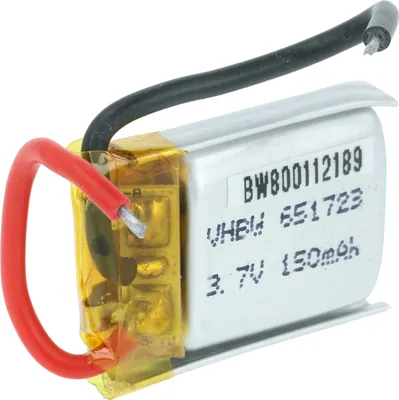 Produktbild von vhbw Akku für Modellbau z.B. Racing Car, Helikopter, Flugzeug (150mAh, 3,7V, Li-Polymer, 25 x 17,5 x 7,6 mm, 2 Pin Walkera)