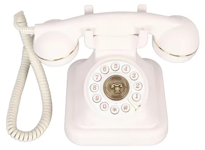 Productafbeelding van Retro Vastnettelefoon - Antiek Telefoon - Vaste Verbinding - Decoratief - Van ABS-Materiaal