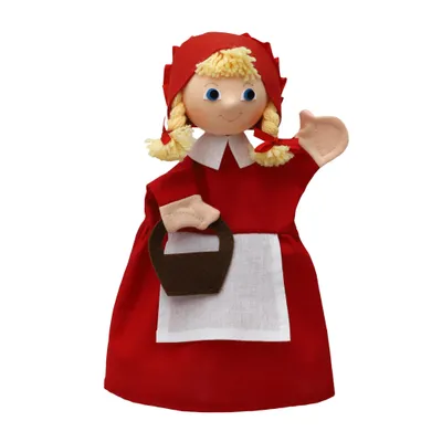 Produktbild von Handpuppe Rotkäppchen 30 cm Rot, 22047E