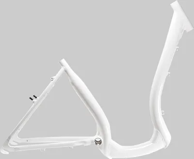 Produktbild von 28 Zoll Alu Damen Fahrrad Rahmen Tiefeinsteiger 46cm weiß glanz