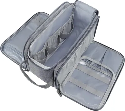 Immagine prodotto di Borsa da viaggio grande, impermeabile, grigia, in poliestere