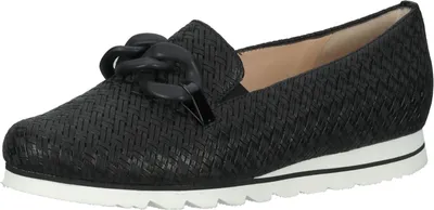 Produktbild von HASSIA Damen Slipper aus hochwertigem Leder mit eleganter Flechtoptik und gepolsterter Lederdecksohle