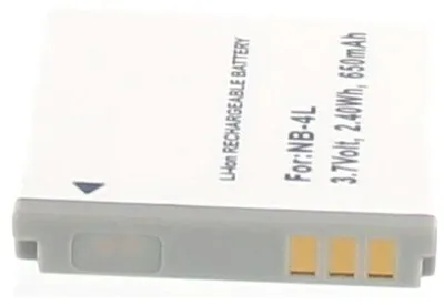 Produktbild von Akku für Canon IXUS 115 Li-Ion 3,7 Volt 750 mAh grau