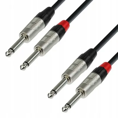 Obrázek produktu pro Adam Hall K4TPP0300 Audio kabel 2x Jack 6.3mm 3m REAN